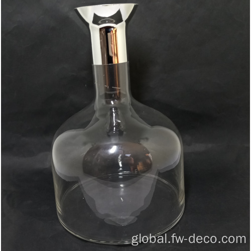 Novelty Decanter with Stopper wholesale colored plating glass decanter with stopper Supplier